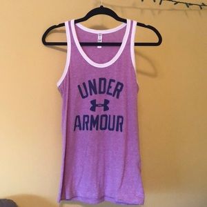 Under armour purple tank
